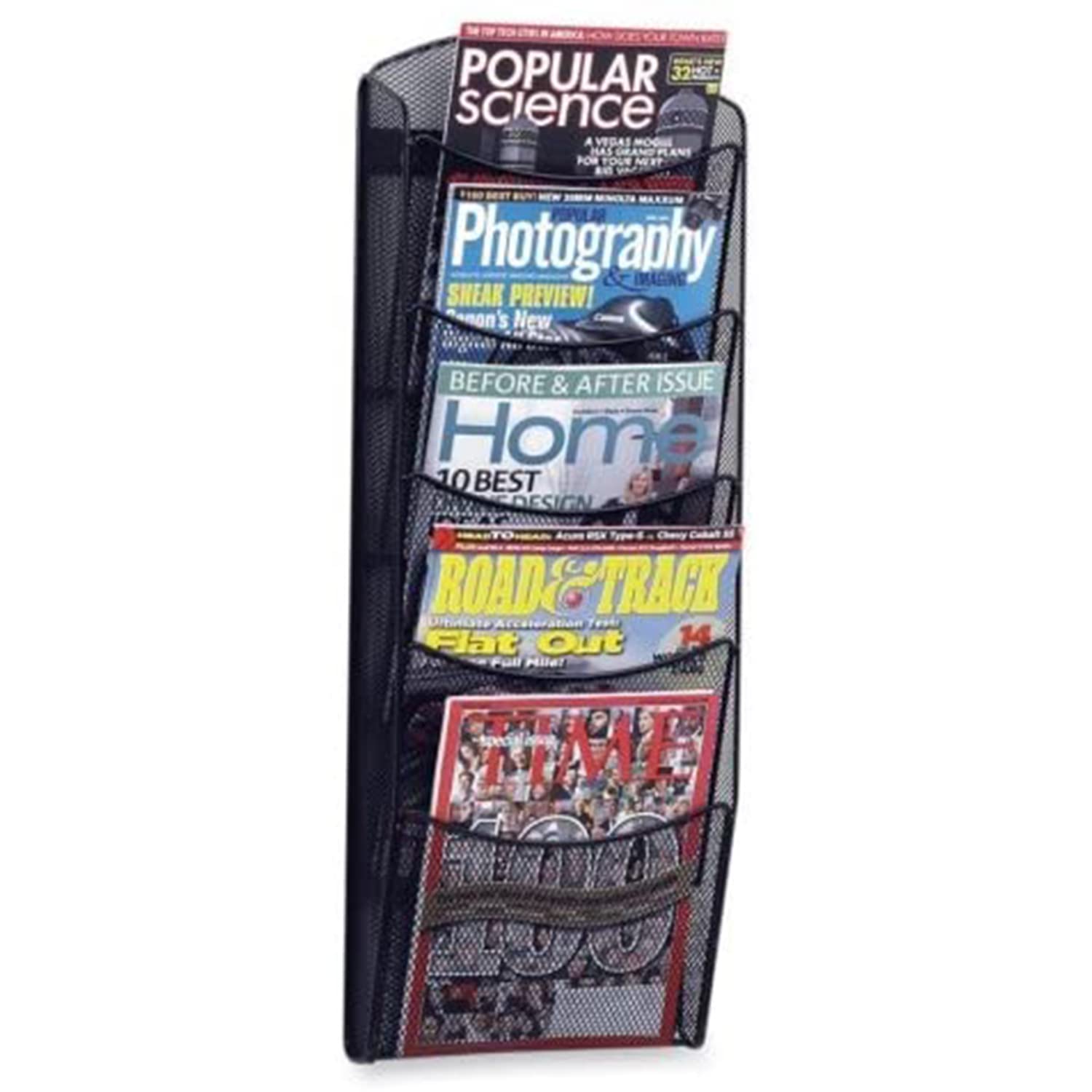 Amazon.com: Safco Mesh Magazine Holder, 5 Pocket Wall Mount